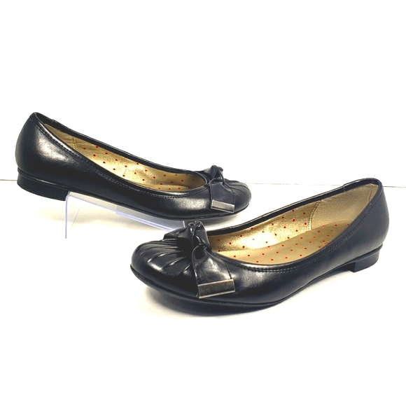 XAppeal Black Slip on Flats with Bow Woman's size 9.5 M - Picture 7 of 10